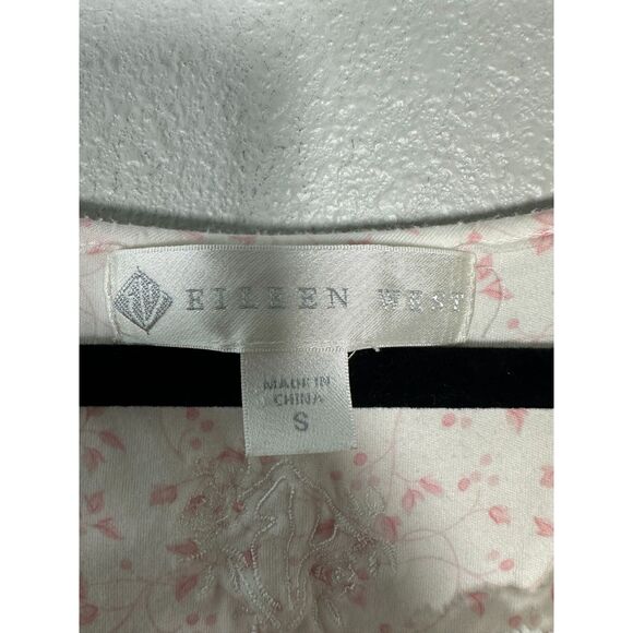 Eileen West Sleeveless Ballet Gown Pink Lace Floral Size Small - Picture 3 of 7